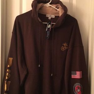 USMC zip up hoodie